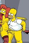 The simpsons Homer pieprzy asystent