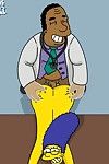 Simpsons - Dr. Hibbert drills Marge