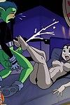 Teen Titans - Raven fingering Beast Boyish sub
