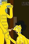 Simpsons - Moe copulates blonde woman at the cane