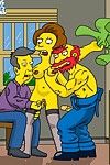 Simpsons - Willie with Skinner fucks Edna Krabappel