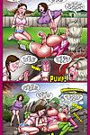 Hardcore Futanari porn comics - brown lady-boy fucks naughty lasses
