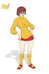 çizgi roman Velma dinkley alır Acımasız Anal ve Deepthroat siktir et
