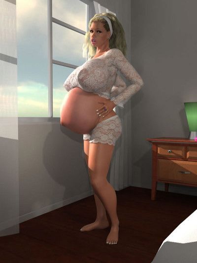 Pregnant 3d fairy chico exposing her big boobs