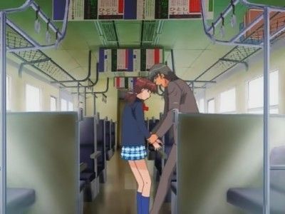 Horny video with exotic couple pairing off in train