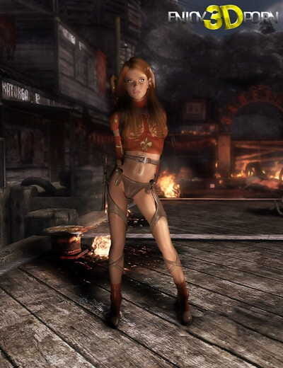 Clammy redhead gal is hotter than fire - part 341
