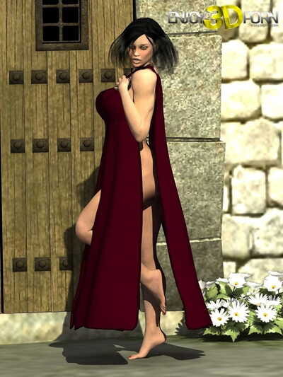 Beefy dark hair disrobes to show her toned body - part 153