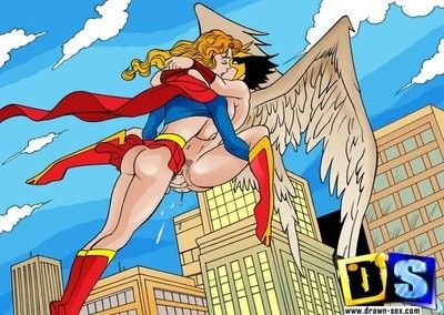 Sex-hungry justice league superwhores sharing prides