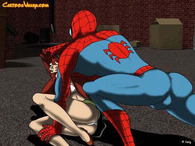 Horny spidey pounding gwens sodden cage of love