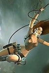 Lara Croft porno caricature