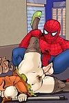 Moist drawn sluts handling spidermans meaty dong