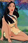 Pocahontas is so turned on this babe establishes to jerk off and dreaming with lesbian or