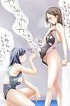 Anime t Mädchen in Badeanzüge