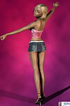 Wild toon girl in jean short skirt - part 1345