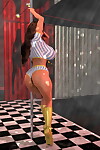 Bigtitted 3d Stripper baring su golosinas El baile :Por: el Polo Parte 1298