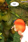 een redhead doen een troll in in Verbeelding strips Onderdeel 1278