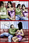 Seduction of brunette hair youthful young beauty comics - part 1007