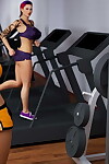 animierte tgirl Fitness-Studio Teil 996