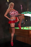 Hot 3d blond with tough boobs amplifies on billiards - part 934