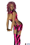 3d caricature with pink dreadlocks - part 837