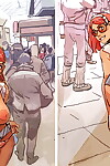 Futanari كاريكاتير الإباحية جزء 749