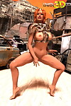 transpiraban Redondeado pelirroja gal muestra su desnudo Cuerpo Parte 429