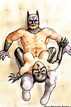 Batman and catwoman raw act of love noted caricatures - part 457
