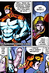 super-heróis Caralho Perspired menina parte 397