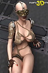 dystopian Babe Nu Avec Son robot sidekick PARTIE 479
