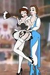 Well-known cartoons girl-on-girl sex celebrated animation queens in girl-on-girl sex