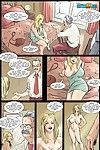 A rounded blond and a hung chap in these xxx comics