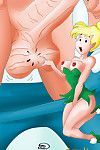 Naughty tinkerbelle loves drenched uteruses