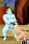 Three pussies for horny drakken