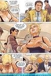 sexy Beleza obtém Boceta lambeu no pegajoso adulto histórias em quadrinhos