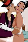 The bawdy doctor facilier strips tiana uncovered and into her soft skin
