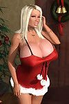 Busty 3d babe jingles her big christmas bells for you