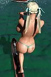 Topless biggest breasted 3d fairy hottie wakeboarding