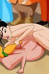 Snow white acquires her ass handed to her by mulan and cinderella