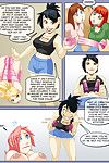 Gebunden lesbo cuties Spielt Mit Penis stimulator in XXX comics