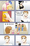 Gebonden Lesbo Cuties Speelt met penis stimulator in XXX strips