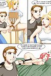 Servitude sex comics with extreme young golden-haired
