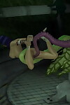 3d busty chicito attains rough fucked by a plant with colossal tentacles - part 278