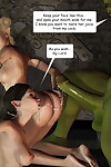 2 appealing elf gets raw fucked by a vampire with heavy green cock - part 256