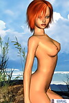 Redhead toon girl undressed - part 1565