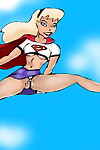 超人 和 女超人 铁杆 绘画 性爱 一部分 1511