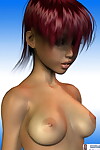 3d toon with short red hair - part 1471