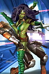 Gamora green superhero sex - part 1451