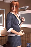 Office gal stripping - part 1388