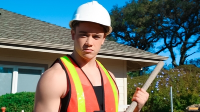 Derek Webb is an energetic, all-American genus of fellow with a wish to please and the body to deliver. An athlete in high school, Derek shows off his guns and his cans, as this guy does a scarcely any light home services around the house. His work takes 