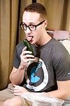 Scotty is by himself again and when this boy is alone this boy tends to be larger quantity adventurous and this time this boy is off to the grocery store to elect up his favorite veggie which is a juicy wish thick cucumber. This boy picks a ripe raw one a